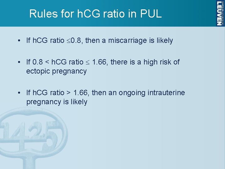 Rules for h. CG ratio in PUL • If h. CG ratio 0. 8,