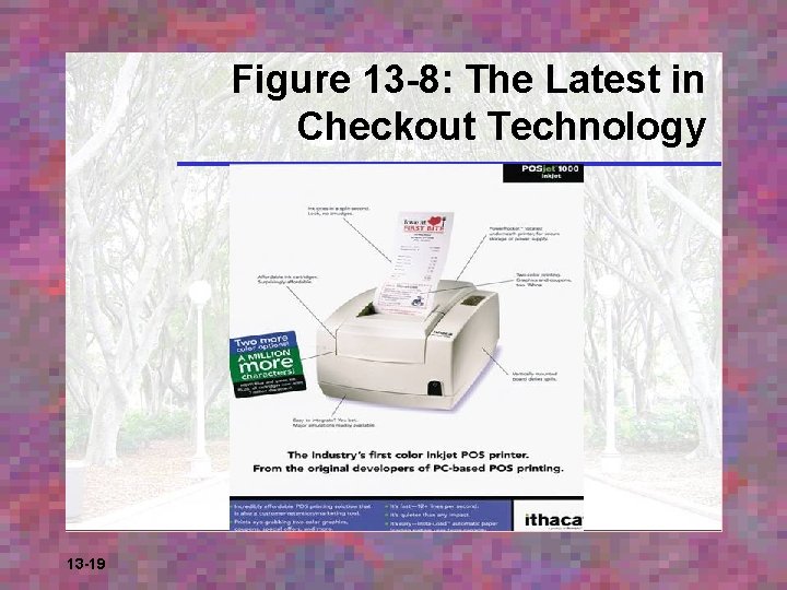 Figure 13 -8: The Latest in Checkout Technology 13 -19 