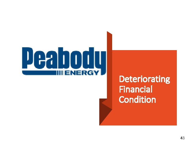 Deteriorating Financial Condition 43 