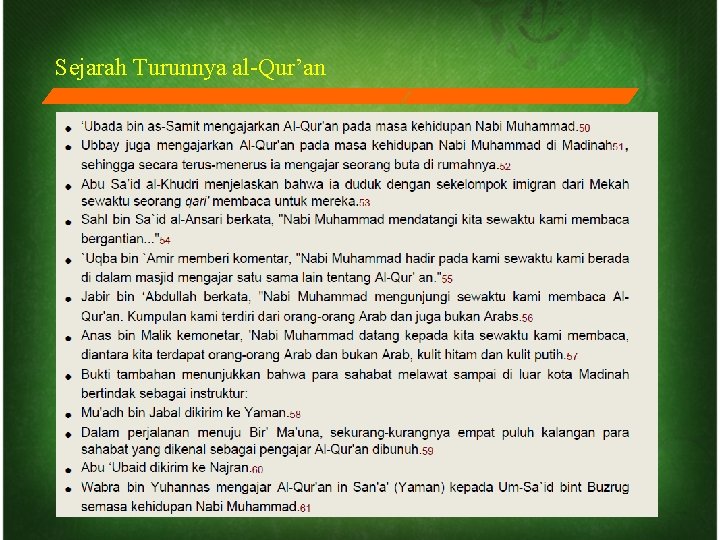 Sejarah Turunnya al-Qur’an 