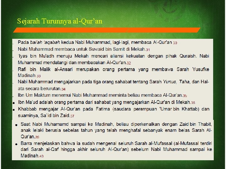 Sejarah Turunnya al-Qur’an 