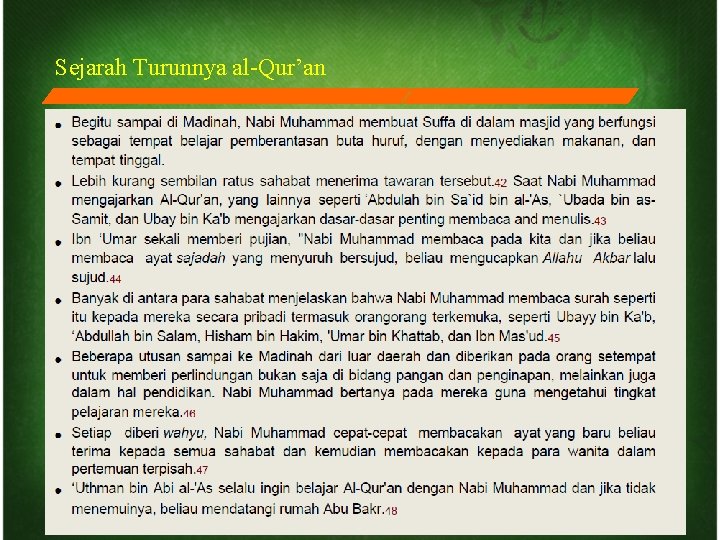 Sejarah Turunnya al-Qur’an 