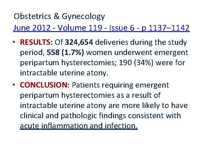 Obstetrics & Gynecology June 2012 - Volume 119 - Issue 6 - p 1137–