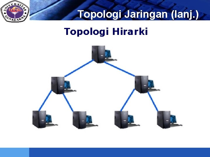 LOGO Topologi Jaringan (lanj. ) Topologi Hirarki 