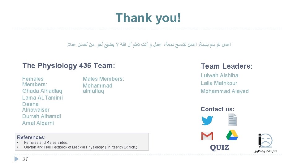 Thank you!. ﺍﻋﻤﻞ ﻭ ﺃﻨﺖ ﺗﻌﻠﻢ ﺃﻦ ﺍﻟﻠﻪ ﻻ ﻳﻀﻴﻊ ﺃﺠﺮ ﻣﻦ ﺃﺤﺴﻦ ﻋﻤﻼ