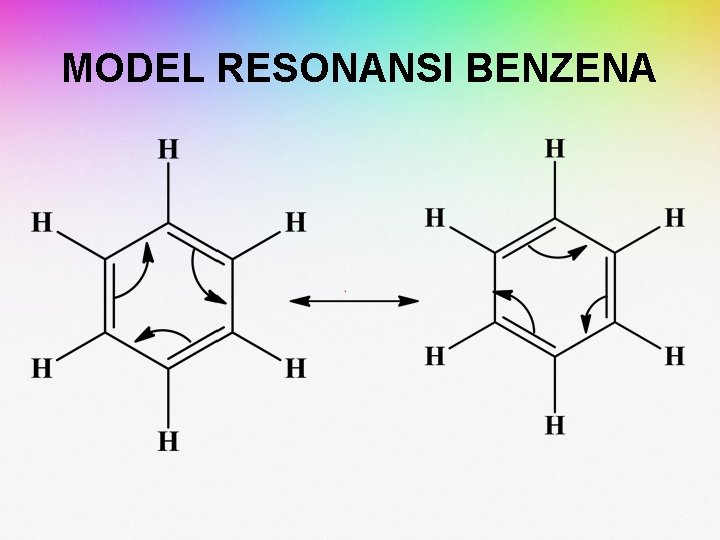 MODEL RESONANSI BENZENA MODEL RESONANSI BENZENA