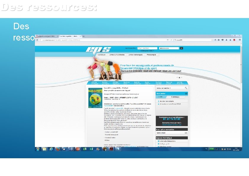 Des ressources: Des ressources 