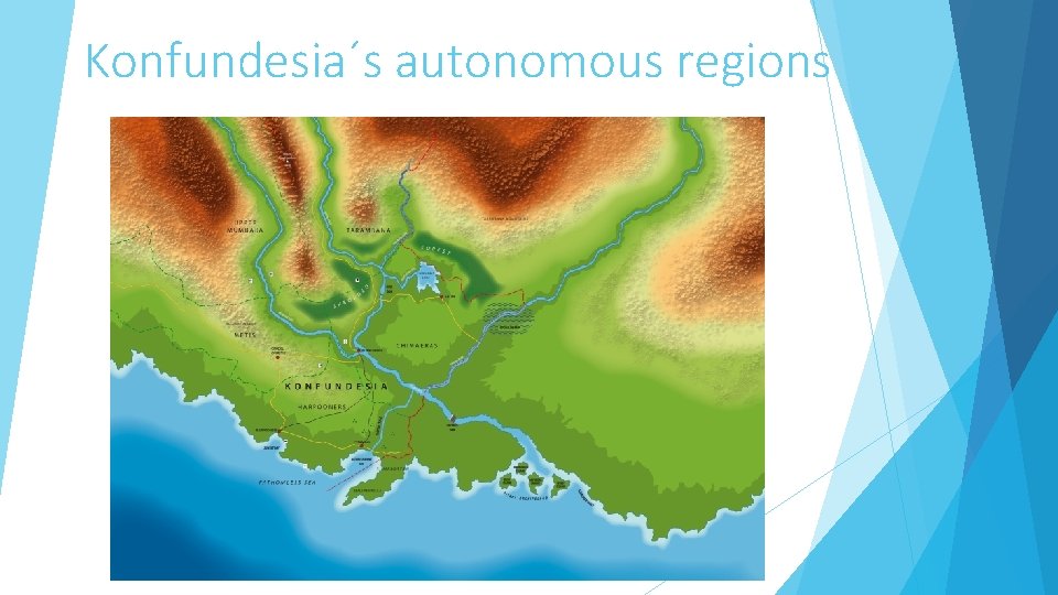 Konfundesia´s autonomous regions 