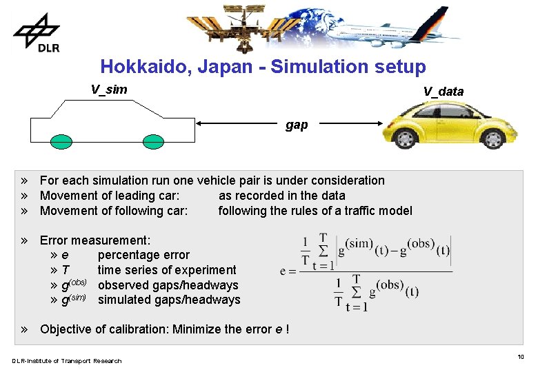 Hokkaido, Japan - Simulation setup V_sim V_data gap » For each simulation run one