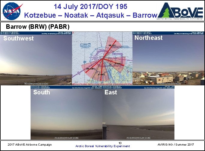14 July 2017/DOY 195 Kotzebue – Noatak – Atqasuk – Barrow CARVE Barrow (BRW)