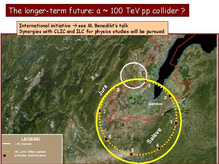 The longer-term future: a ~ 100 Te. V pp collider ? International initiative see