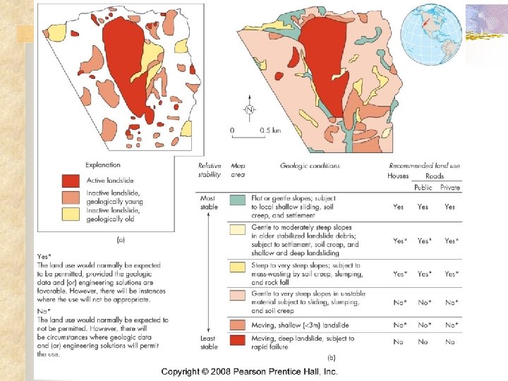 Hazard recognition n slope stability maps landslide inventory slope inspection 