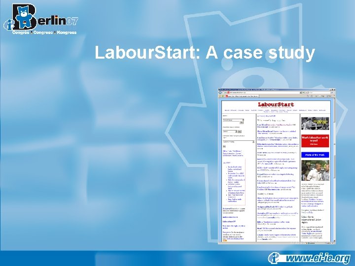Labour. Start: A case study 