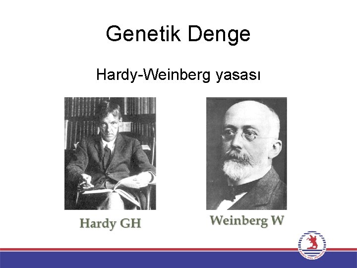 Genetik Denge Hardy-Weinberg yasası 