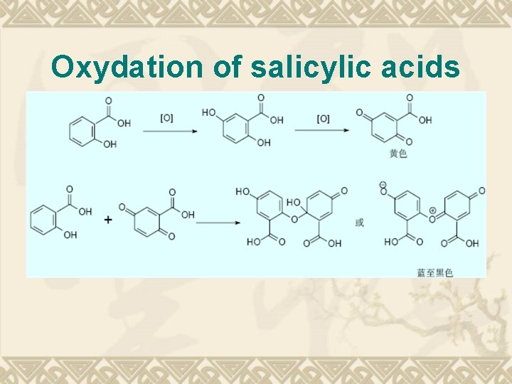 Oxydation of salicylic acids 