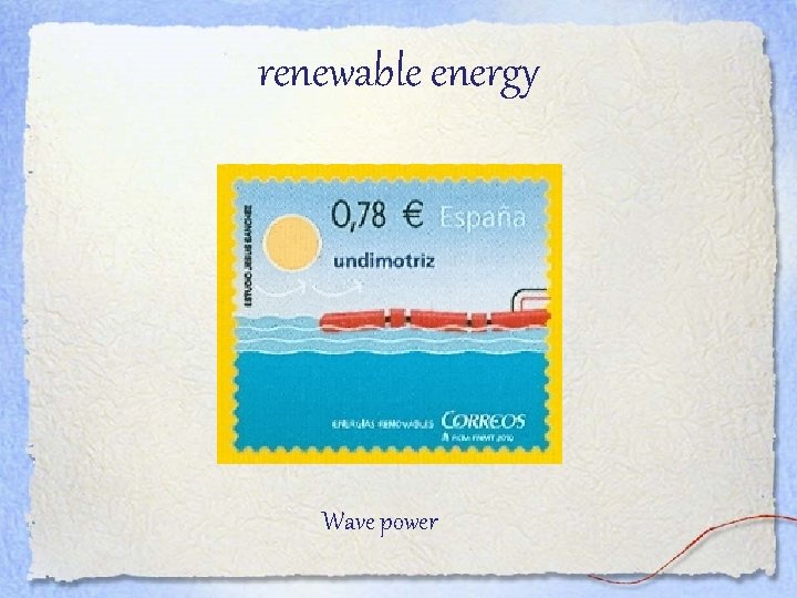 renewable energy Wave power 