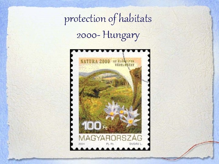protection of habitats 2000 - Hungary 