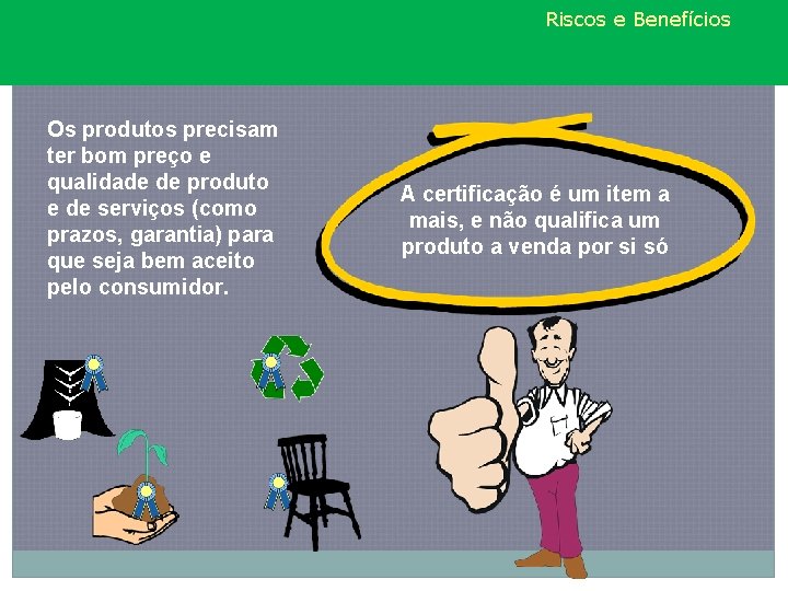 Riscos e Benefícios Os produtos precisam ter bom preço e qualidade de produto e