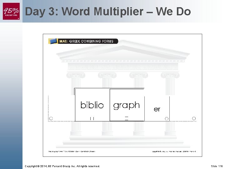 Day 3: Word Multiplier – We Do Copyright © 2014, 95 Percent Group Inc.