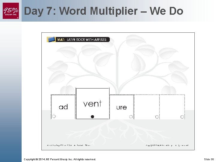 Day 7: Word Multiplier – We Do Copyright © 2014, 95 Percent Group Inc.