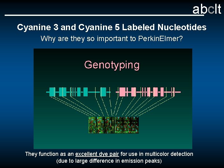 abclt Cyanine 3 and Cyanine 5 Labeled Nucleotides Why are they so important to