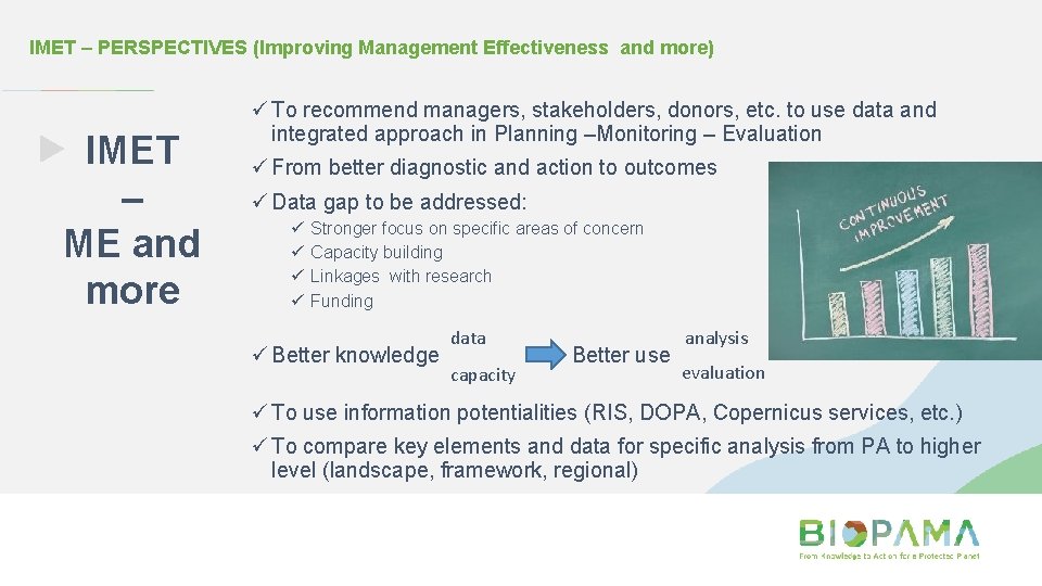 IMET – PERSPECTIVES (Improving Management Effectiveness and more) IMET – ME and more ü