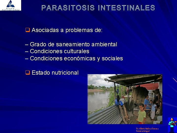 q Asociadas a problemas de: – Grado de saneamiento ambiental – Condiciones culturales –