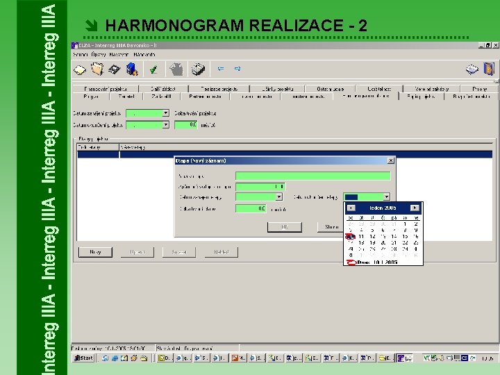 î HARMONOGRAM REALIZACE - 2 