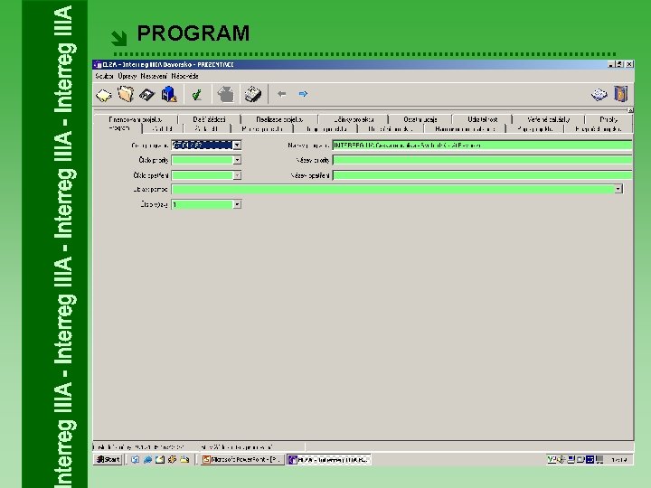 î PROGRAM 