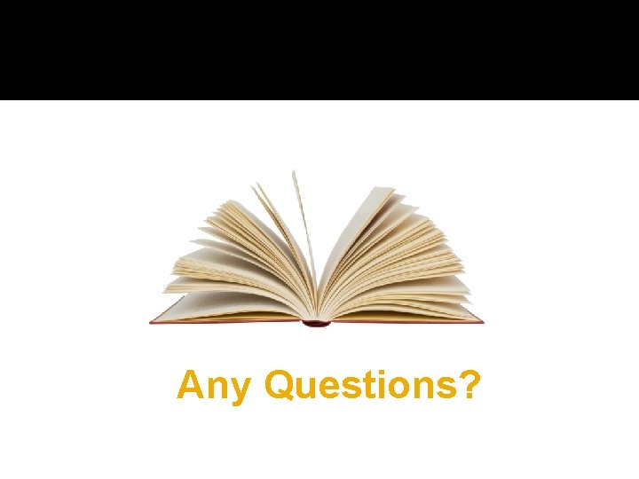 Any Questions? 