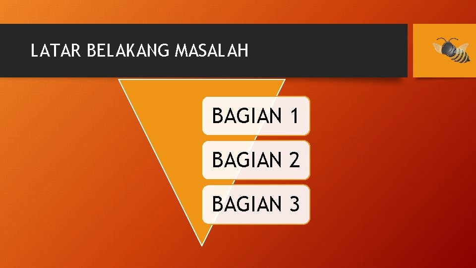 LATAR BELAKANG MASALAH BAGIAN 1 BAGIAN 2 BAGIAN 3 