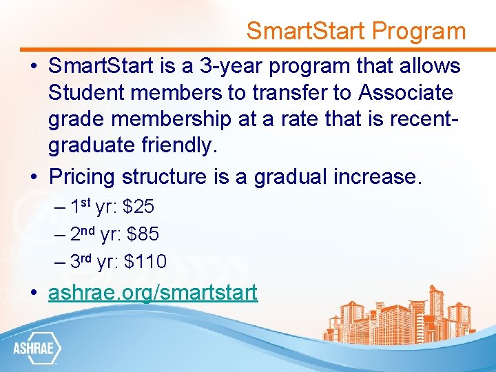Smart. Start Program • Smart. Start is a 3 -year program that allows Student