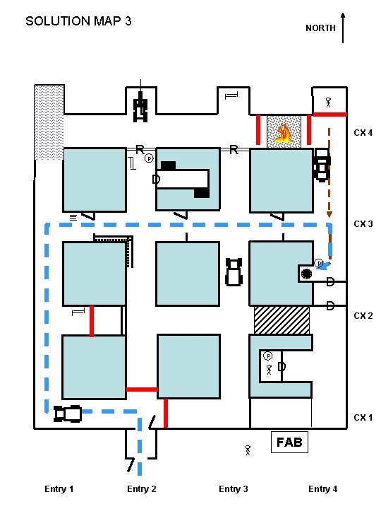 SOLUTION MAP 3 NORTH CX 4 R R P D CX 3 P D
