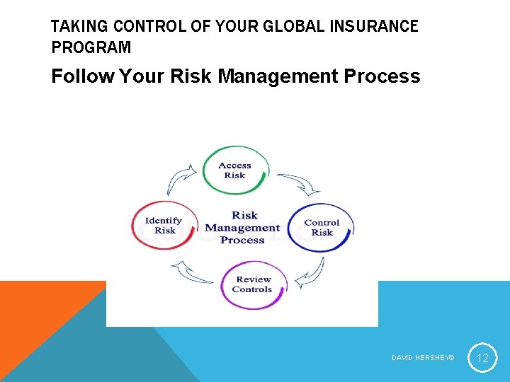 TAKING CONTROL OF YOUR GLOBAL INSURANCE PROGRAM Follow Your Risk Management Process DAVID HERSHEY©