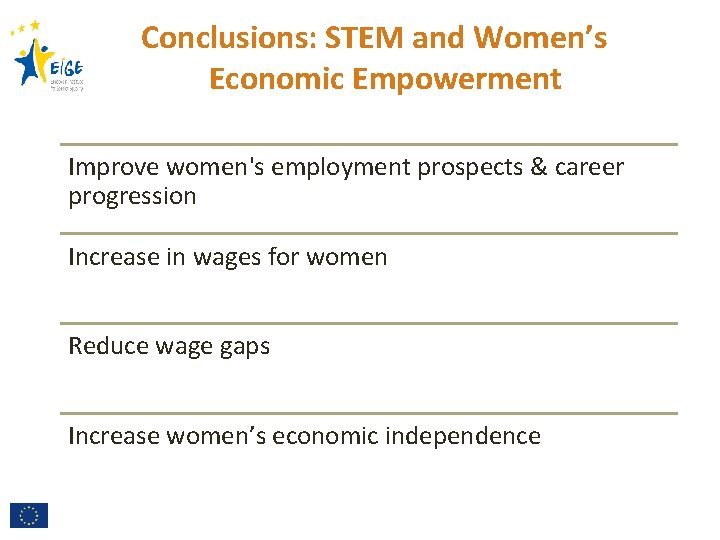 ECONOMIC BENEFITS OF GENDER EQUALITY IN THE EU