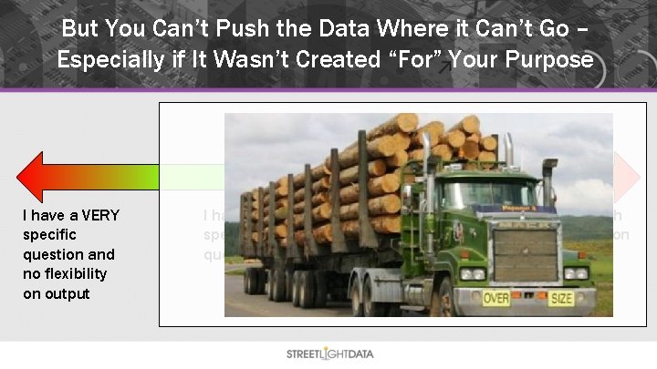 But You Can’t Push the Data Where it Can’t Go – Especially if It