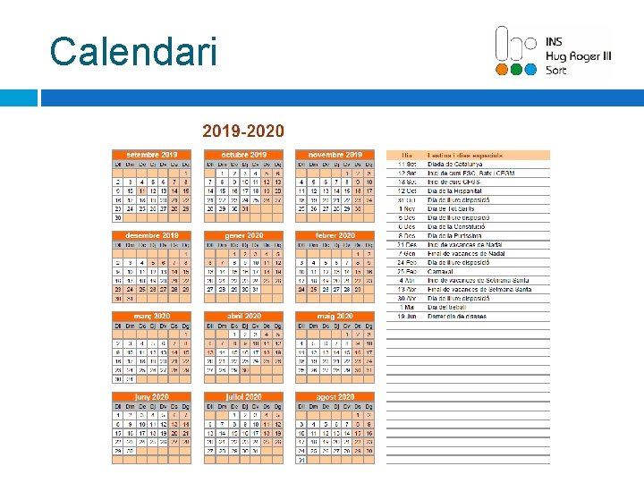 Calendari 