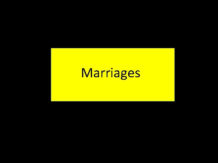 Marriages 