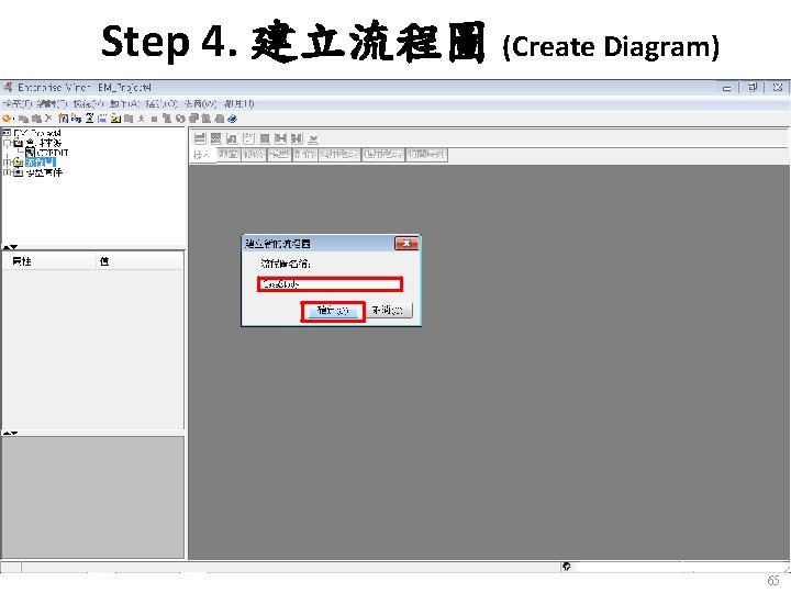 Step 4. 建立流程圖 (Create Diagram) 65 