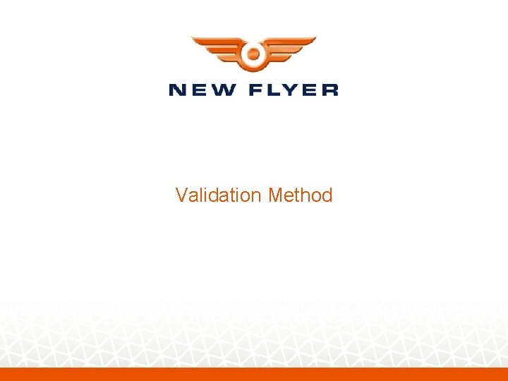 Validation Method 