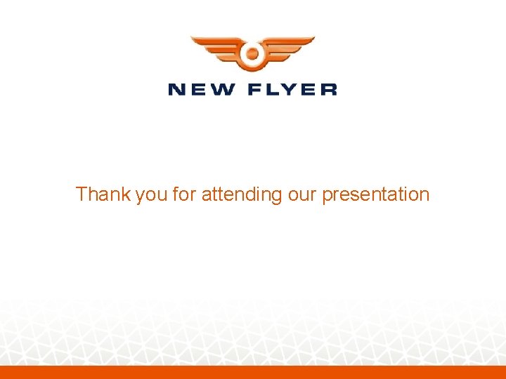 Thank you for attending our presentation 