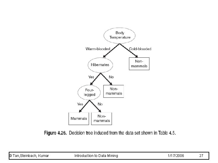 © Tan, Steinbach, Kumar Introduction to Data Mining 1/17/2006 27 