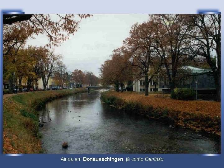 Ainda em Donaueschingen, já como Danúbio 