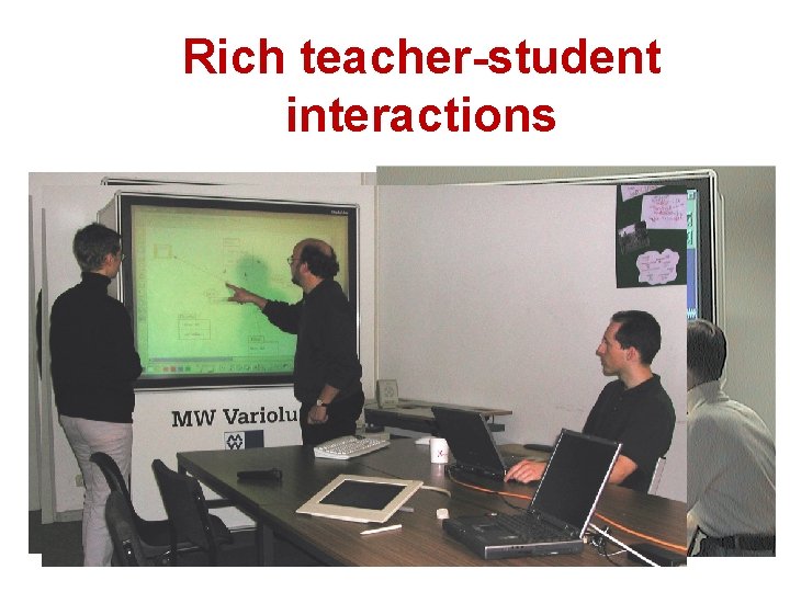 Rich teacher-student interactions 