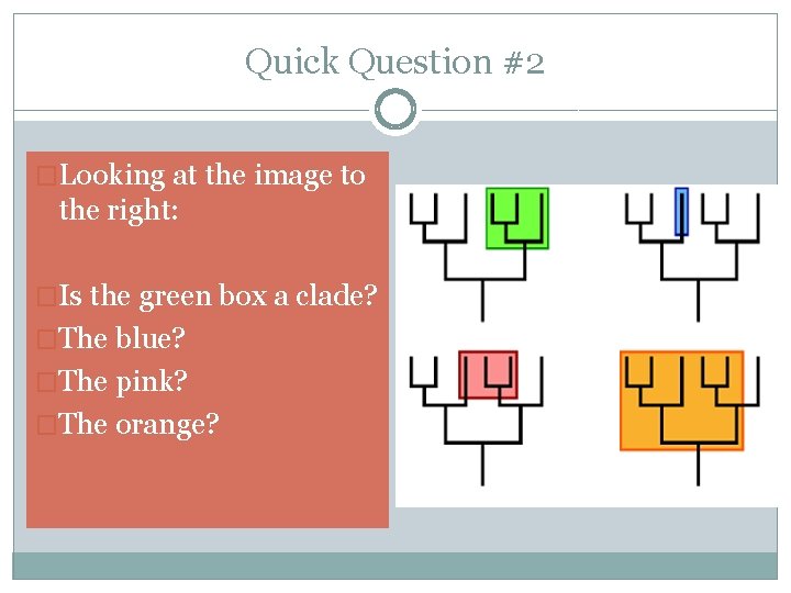 Quick Question #2 �Looking at the image to the right: �Is the green box