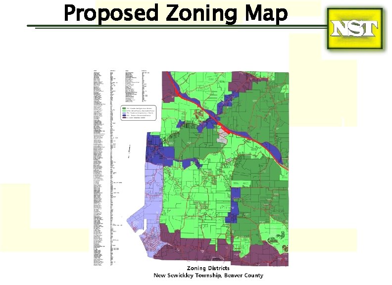 Proposed Zoning Map 