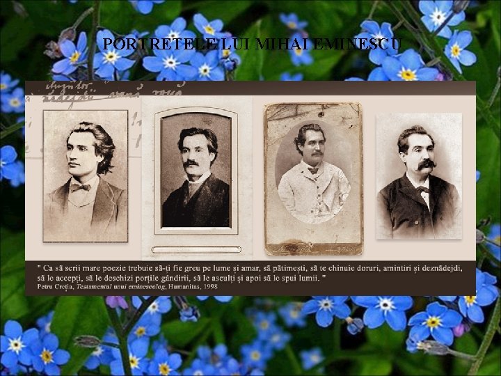 PORTRETELE LUI MIHAI EMINESCU PORTRETELE LUI MIHAI EMINESCU