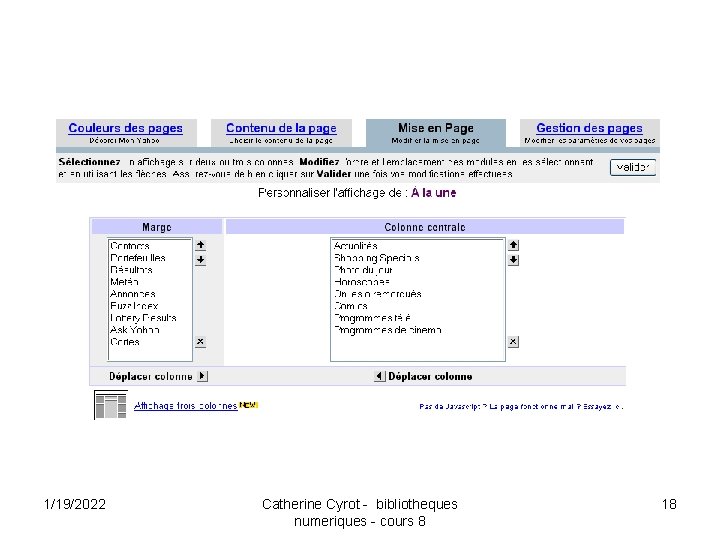 1/19/2022 Catherine Cyrot - bibliotheques numeriques - cours 8 18 