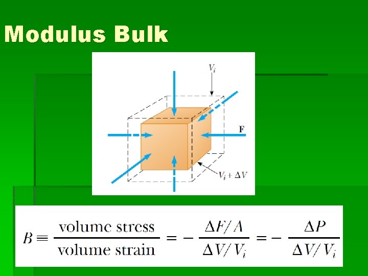 Modulus Bulk 