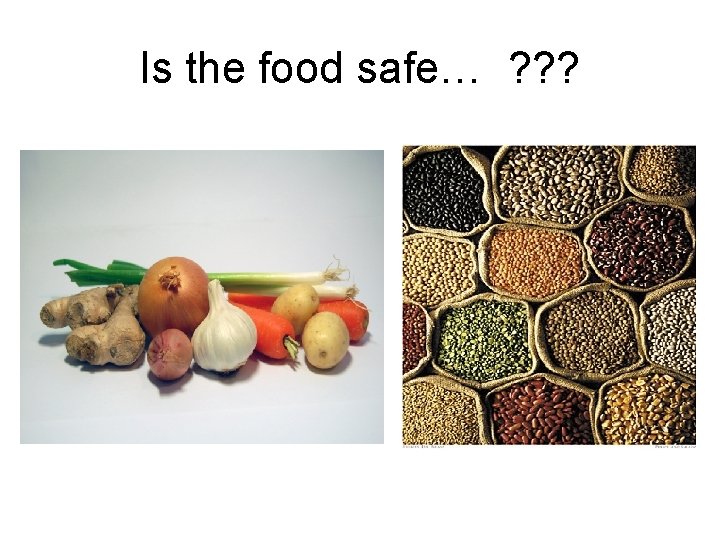 Is the food safe… ? ? ? 
